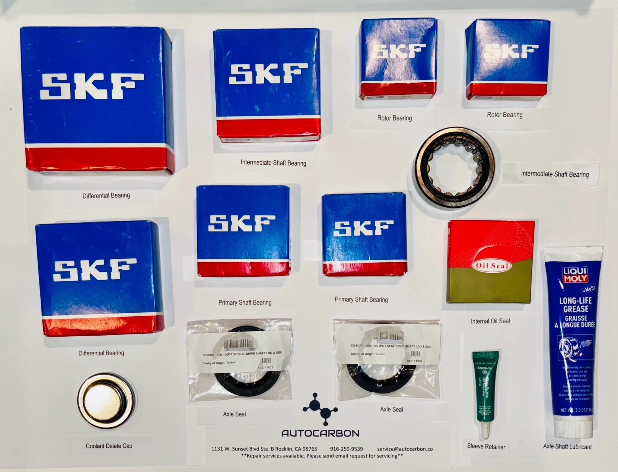 Large Drive Unit Full Rebuild Kit - Auto Parts